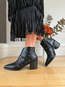 XTI Studded Western Boots - Black 146516