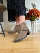XTI Studded Western Boots - Taupe 146516