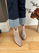 XTI Sparkle Cowboy Boots - Beige 14610