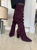 Una Healy Famous Friends 'Baked Cherry' Slouch Boot - Burgundy