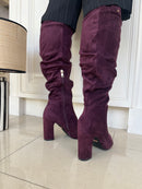 Una Healy Famous Friends 'Baked Cherry' Slouch Boot - Burgundy