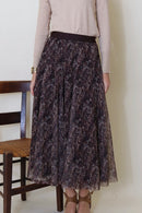 Blathnaid Reversible Tulle Skirt - Paisley & Sparkle