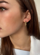 Absolute Twisty Hoop Earring E2347GL Gold