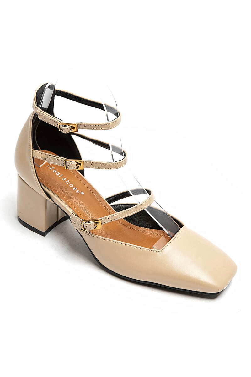 Ideal Mary Jane Pump Toasted Beige 1181