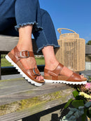 Redz Buckle Sandal - Tan CX2429