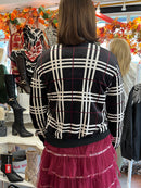 Fern Velvet Tartan Bomber Jacket