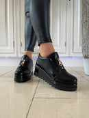 Kate Appleby Bouther “Schwarz” Wedge Platform Shoes