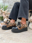 Kate Appleby 'Loftshaw' Wedged Shoe - Leopard & Black