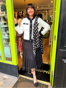 Rachel Ruffle Hem Tulle Sparkle Skirt - Black