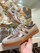 Tommy Bowe Taupe Metallic Armand - Timeless Shine Trainer