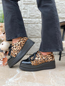 Kate Appleby 'Loftshaw' Wedged Shoe - Leopard & Black