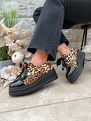 Kate Appleby 'Loftshaw' Wedged Shoe - Leopard & Black