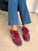 Drilleys "Sixty One" Jazzberry Trainers - Maroon