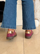 Drilleys "Sixty One" Jazzberry Trainers - Maroon