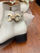 Patrizio Italiano 'Imperia' Beige Ankle Boot