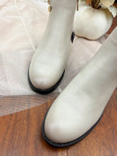 Patrizio Italiano 'Imperia' Beige Ankle Boot