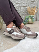 Kate Appleby Caithness Trainer - Taupe, Brown & Cream