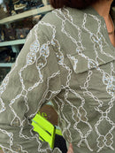 Trey Sequin & Embroidery Bomber Jacket - Green