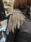 Aubry Pearl & Mesh Shirt - Black