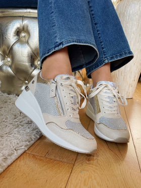 XTI Wedge Trainer Hielo - Silver, Gold & Neutral 142280