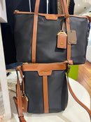 Gionni Angele Crossbody Bag - Black & Tan 11G2824