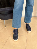 Drilleys "Eighty One" Cobalt Trainers - Navy