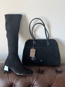 Gionni Adele Suede Tote Bag 11G2791 - Black