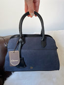 Gionni Adele Suede Mini Tote Bag 11G2792- Navy