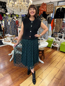 Redz Patent Ankle Boot With Ombré Heel - Black H771