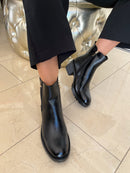 Patrizio 'Loreto' Block Heel Ankle Boot - Black