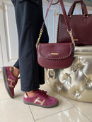 Dice Vail Saddle Bag - 13D2228 Burgundy