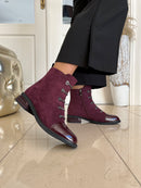 Redz Ankle Boot - Wine D6415