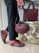 Dice Vail Saddle Bag - 13D2228 Burgundy