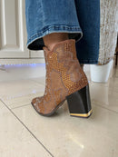 Una Healy 'If I Had A Boat’ Ankle Boot - Tan Truffle