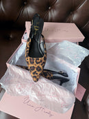 Una Healy “Bird Hunter" Wild Spark Sling Back - Leopard Print