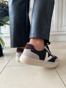 Drilleys "Eighty" Coal Fog Trainers - Black