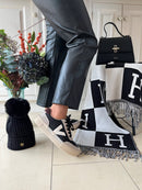 Drilleys "Eighty" Coal Fog Trainers - Black