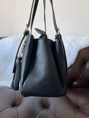 Gionni Charlotte Shoulder Bag With Tassel - Black