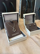 Absolute Earring Silver Claddagh Crystal Stud SE383SL