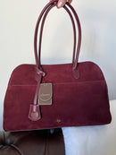 Gionni Adele Suede Tote Bag 11G2791 - Burgundy