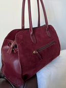 Gionni Adele Suede Tote Bag 11G2791 - Burgundy