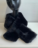 Maisie Faux Fur Neck Collar - Black