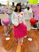 Marco Tozzi Sling Back Shoe Pink & Red - 2-29610-42 514