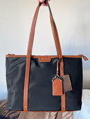 Gionni Angele Large Shopper Bag - Black & Tan 11G2821