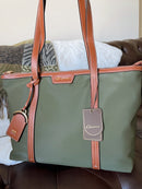 Gionni Angele Large Shopper Bag - Olive & Tan 11G2821