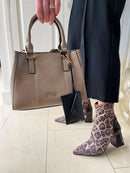 Dice Lunar Bag With Detachable Purse - 13D2274 Taupe