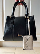 Dice Lunar Bag With Detachable Purse - 13D2274 Black