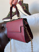 Gionni Colette Small Flapover Bag 11G2825 - Maroon