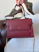 Gionni Colette Small Flapover Bag 11G2825 - Maroon