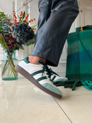 Drilleys "Sixty Four" Forest Cream Trainers